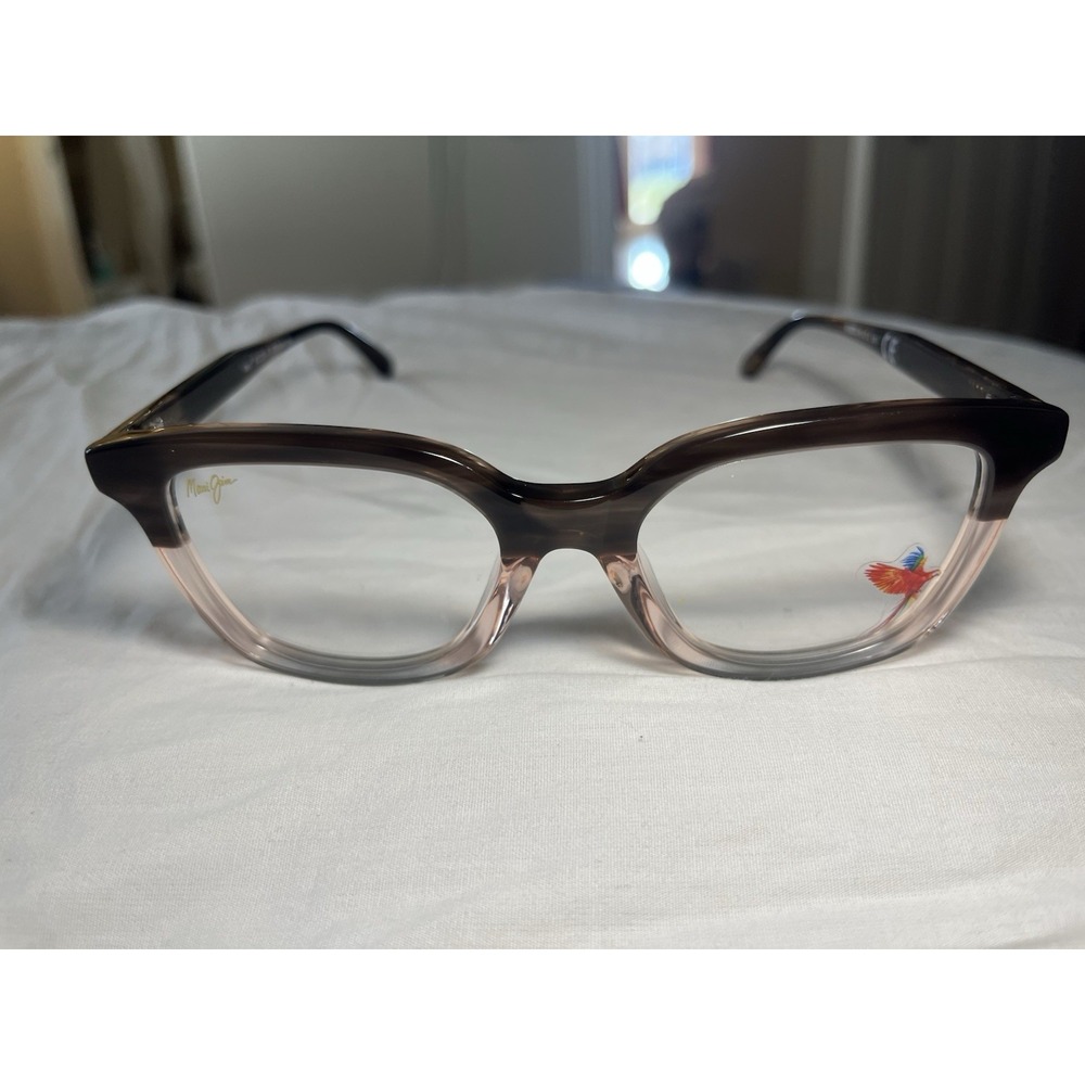 Maui Jim MJO 2206-44 Eyeglasses Crystal Brown Pink Clear Ombre 48-21-145